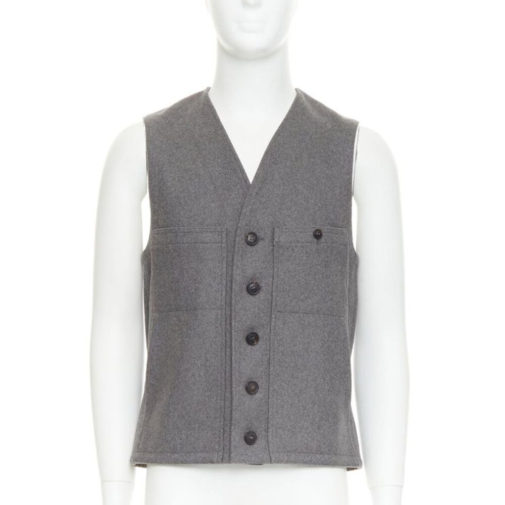 Lemaire Virgin Wool Felt Waist Coat Vest